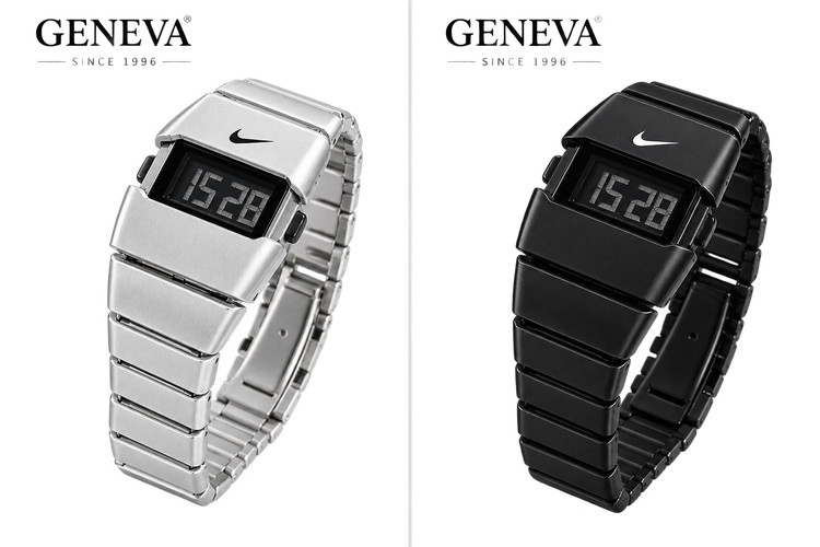 ساعت مچی نایکی تریاکس Nike Triax دیجیتال اسپرت بند رابر و لاکی قفل پروانهای