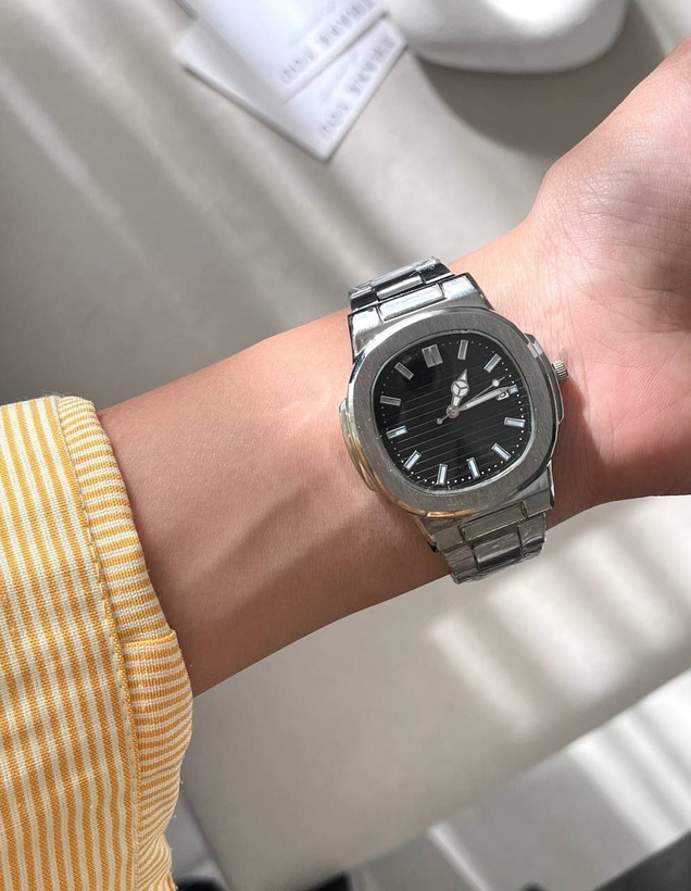 ساعت مچی مردانه طرح پتک فیلیپ مدل مربع | Patek Philippe | نیو کالکشن 2026