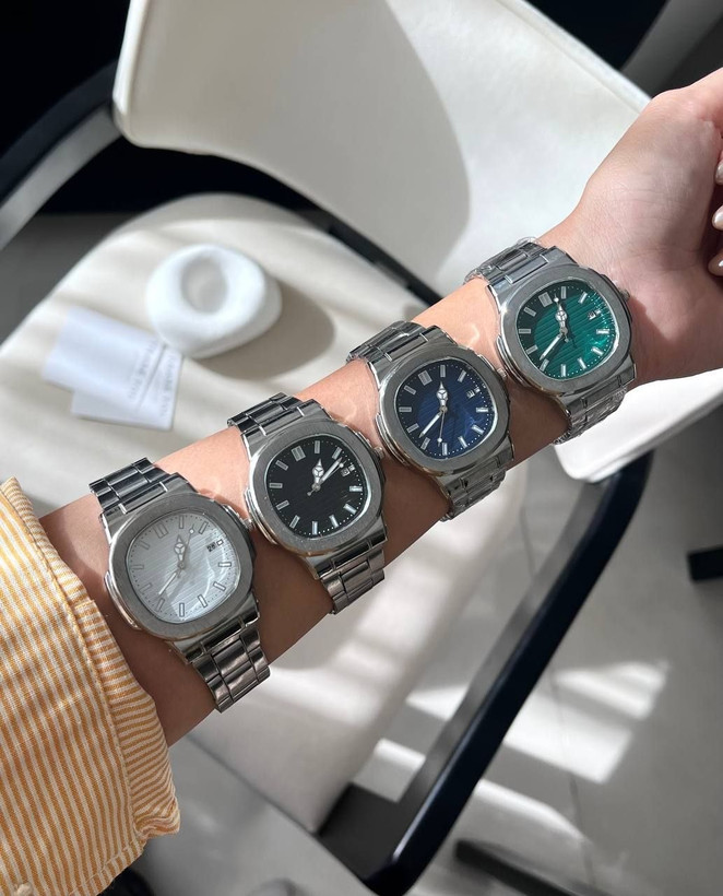 ساعت مچی مردانه طرح پتک فیلیپ مدل مربع | Patek Philippe | نیو کالکشن 2026