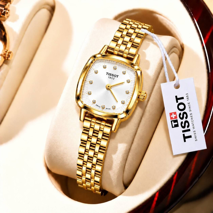 ساعت مچی زنانه تیسوت (Tissot) بند استیل صفحه مربعی نگیندار