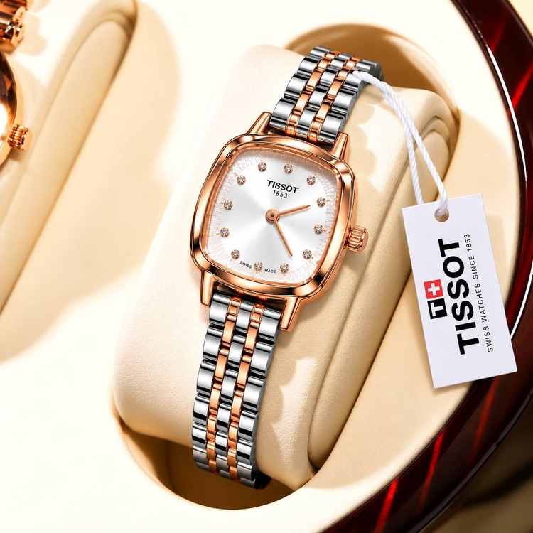 ساعت مچی زنانه تیسوت (Tissot) بند استیل صفحه مربعی نگیندار