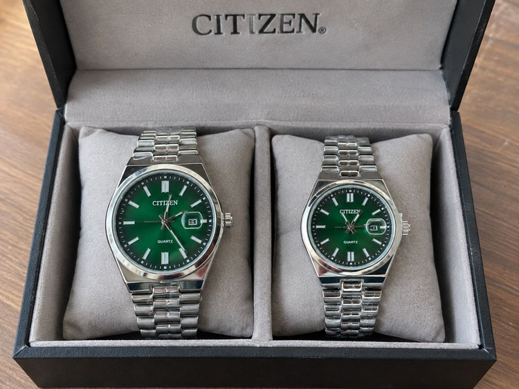 ست ساعت مچی زنانه و مردانه سیتیزن (Citizen) مدل سویوسا بند استیل