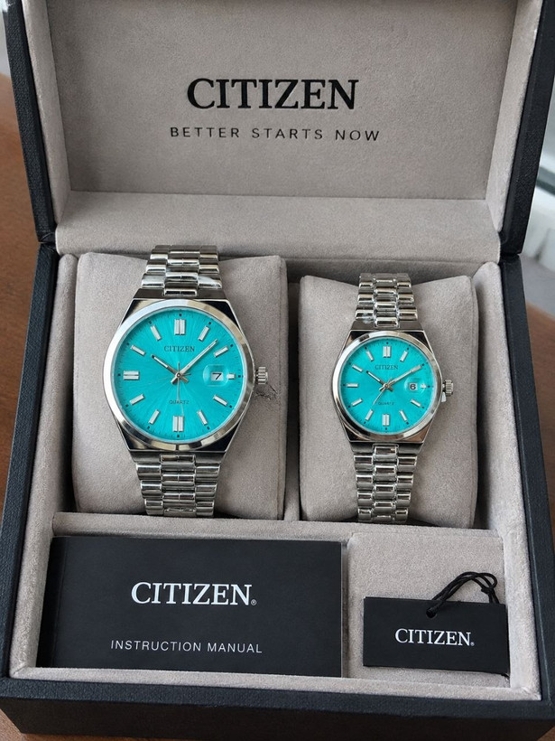 ست ساعت مچی زنانه و مردانه سیتیزن (Citizen) مدل سویوسا بند استیل